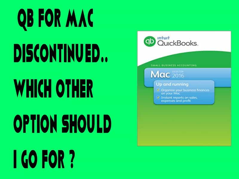 QB FOR MAC DISCONTINUED..WHICH OTHER OPTION SHOULD I GO FOR ?