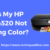 HP Envy 4520 Not Printing Color